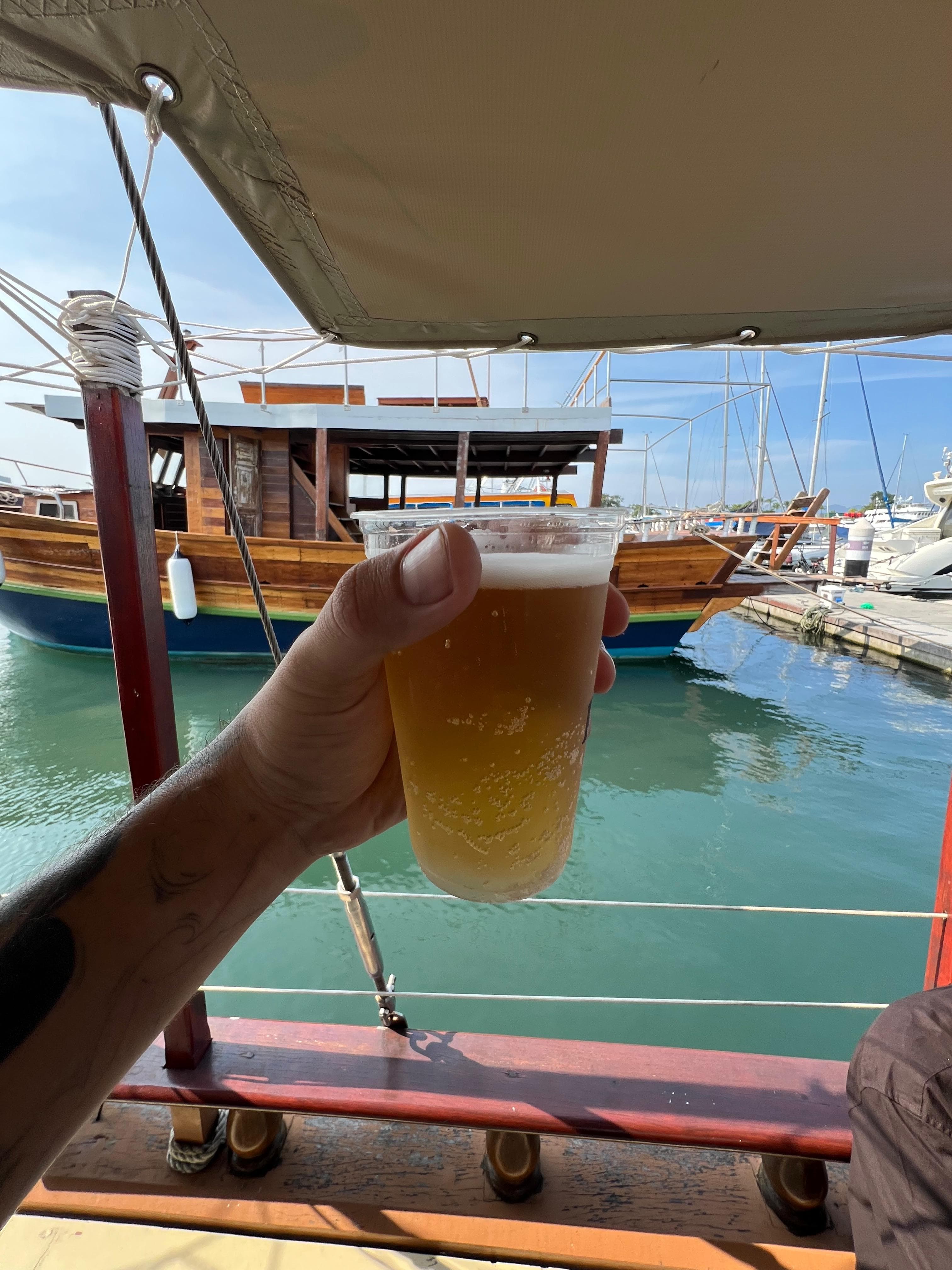 Aniversário em alto mar